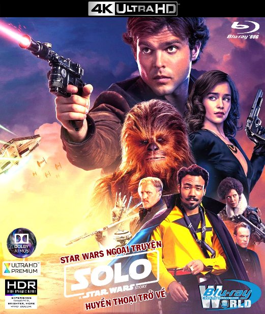 4KUHD-282. Solo: A Star Wars Story 2018 - Solo: Star Wars Ngoại Truyện - Huyền Thoại Trở Về 4K-66G (TRUE- HD 7.1 DOLBY ATMOS)